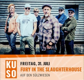 Fury In The Slaughterhouse - Lüneburger Kultursommer, 31.07.2026, Sülzwiesen Lüneburg